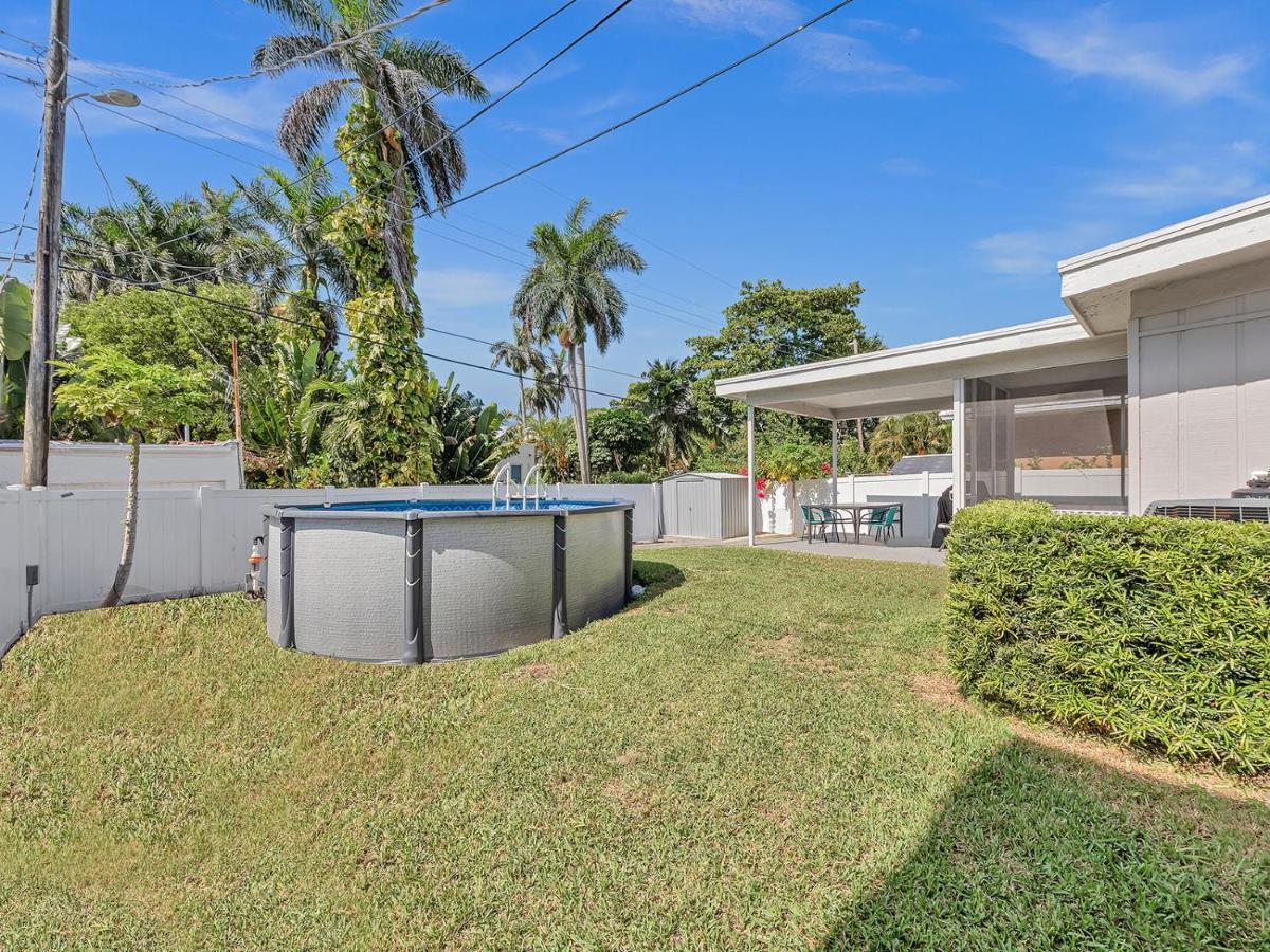 Supervilla - 3Br/2Ba - Pool - Walk To Beach Hollywood Exteriör bild